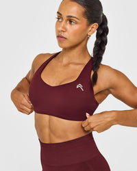 EasyLift™ Cross Back Sports Bra | Rosewood