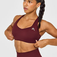EasyLift™ Cross Back Sports Bra | Rosewood