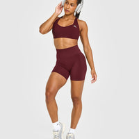 EasyLift™ Cross Back Sports Bra | Rosewood