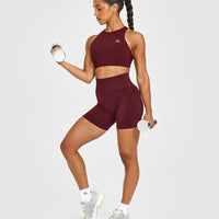 EasyLift™ High Neck Sports Bra | Rosewood