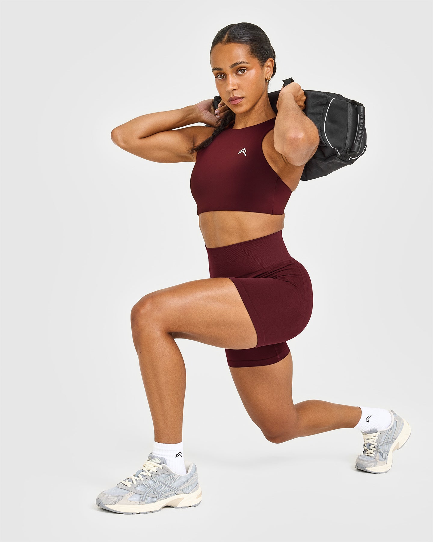 EasyLift™ High Neck Sports Bra | Rosewood
