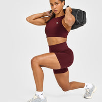 EasyLift™ High Neck Sports Bra | Rosewood