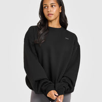 Foundations Oversized Sweatshirt | Black