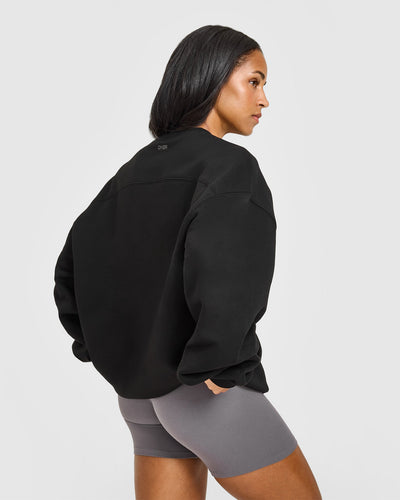 Foundations Oversized Sweatshirt | Black