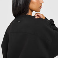 Foundations Oversized Sweatshirt | Black