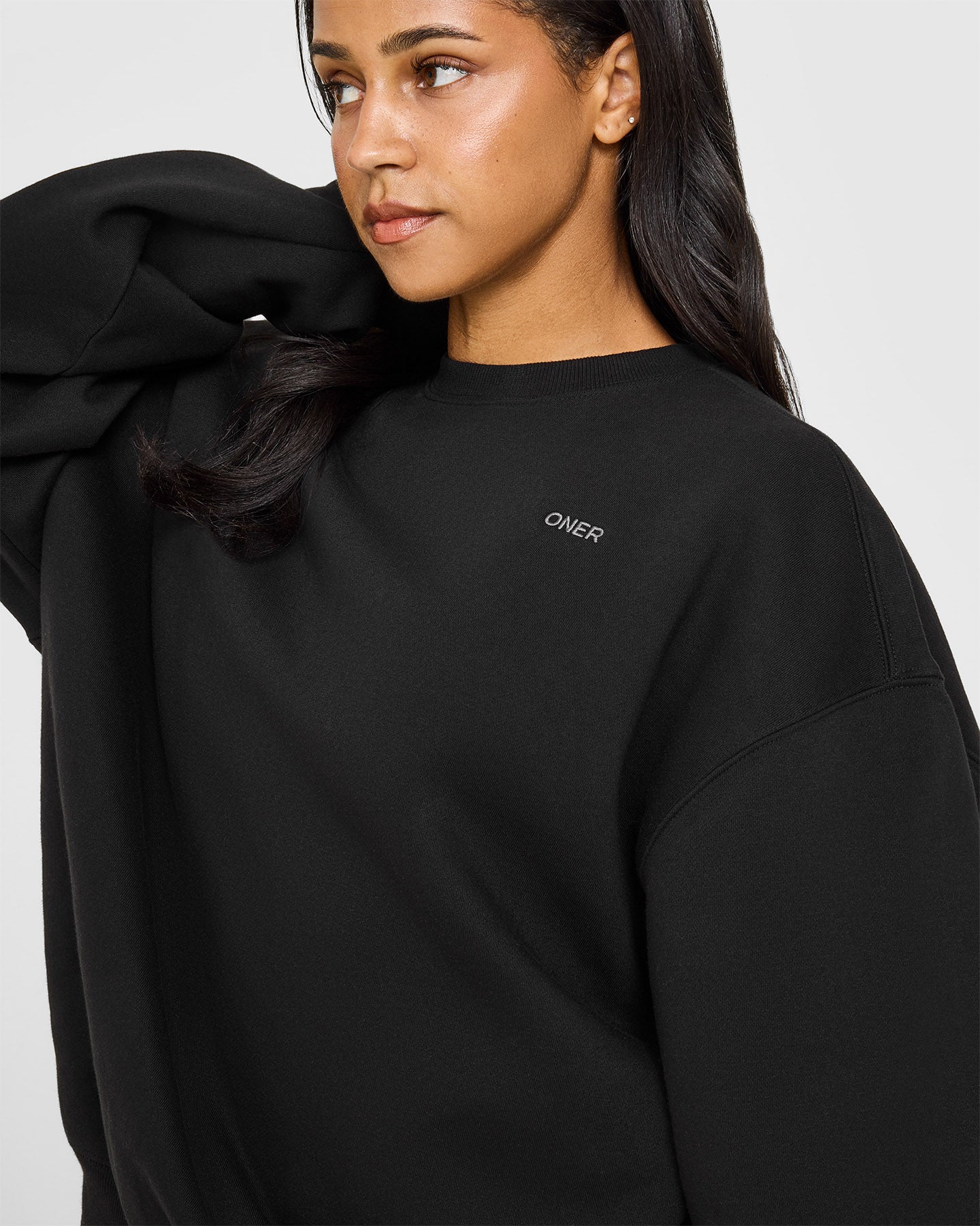 Foundations Oversized Sweatshirt | Black