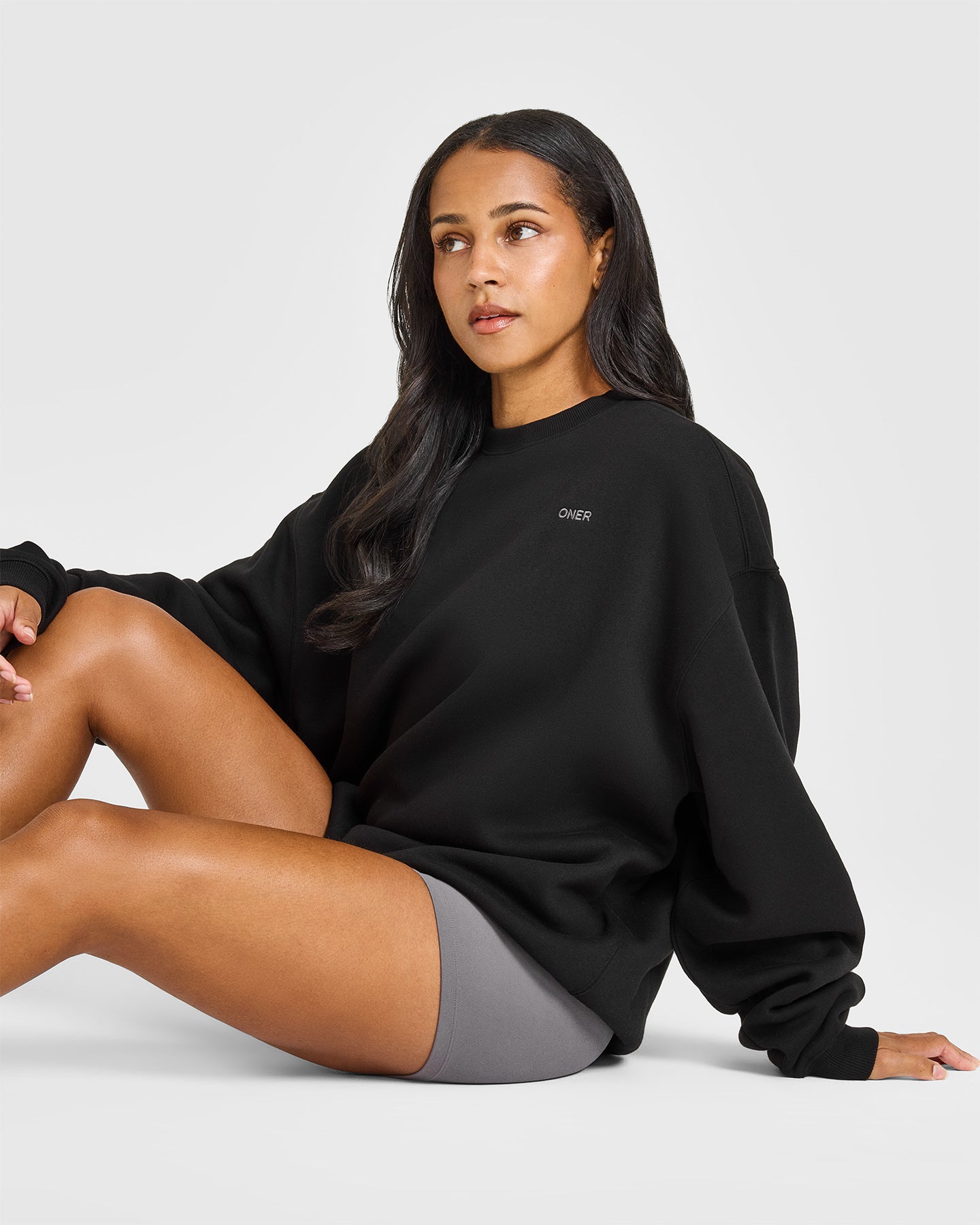 Foundations Oversized Sweatshirt | Black
