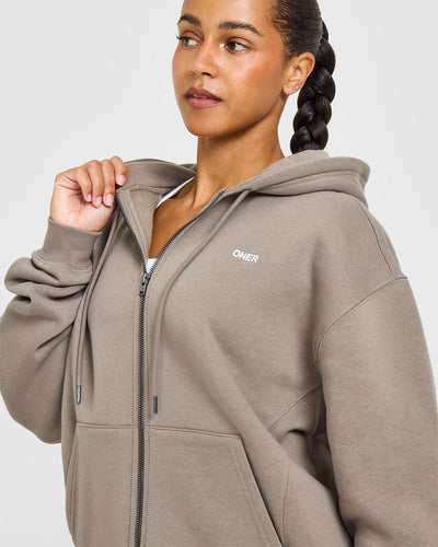 Foundations Zip Through Hoodie | Minky