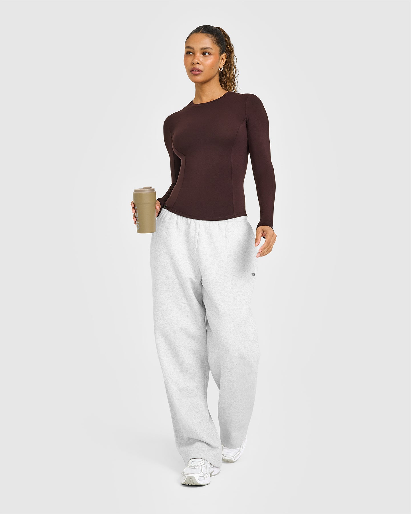 Mellowâ„¢ Soft Long Sleeve Top | Plum Brown