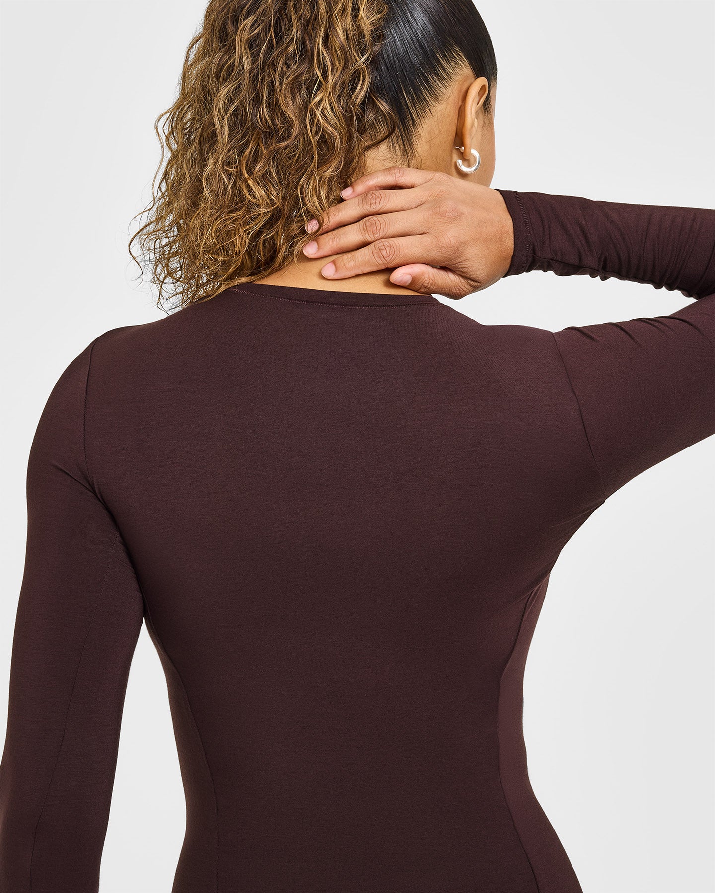 Mellowâ„¢ Soft Long Sleeve Top | Plum Brown