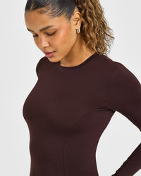 Mellowâ„¢ Soft Long Sleeve Top | Plum Brown