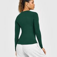 Mellow™ Soft Long Sleeve Top | Racing Green