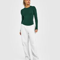 Mellow™ Soft Long Sleeve Top | Racing Green