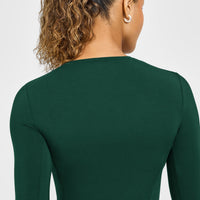 Mellow™ Soft Long Sleeve Top | Racing Green