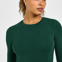 Mellow™ Soft Long Sleeve Top | Racing Green