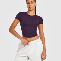 Mellowâ„¢ Soft Mid Short Sleeve T-Shirt | Blackberry Purple