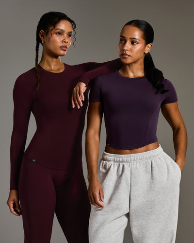 Mellowâ„¢ Soft Mid Short Sleeve T-Shirt | Blackberry Purple