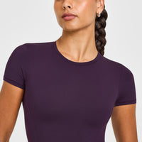 Mellowâ„¢ Soft Mid Short Sleeve T-Shirt | Blackberry Purple