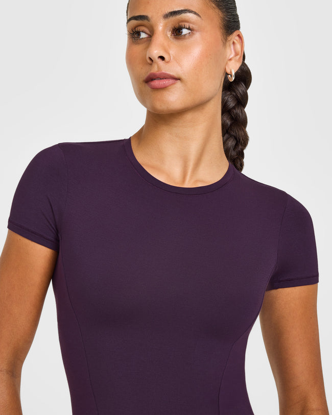 Mellowâ„¢ Soft Mid Short Sleeve T-Shirt | Blackberry Purple