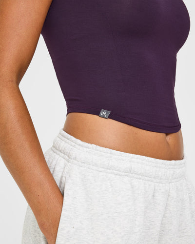 Mellowâ„¢ Soft Mid Short Sleeve T-Shirt | Blackberry Purple