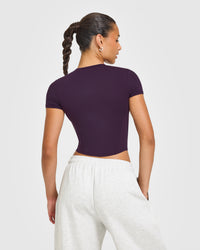 Mellowâ„¢ Soft Mid Short Sleeve T-Shirt | Blackberry Purple
