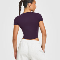 Mellowâ„¢ Soft Mid Short Sleeve T-Shirt | Blackberry Purple