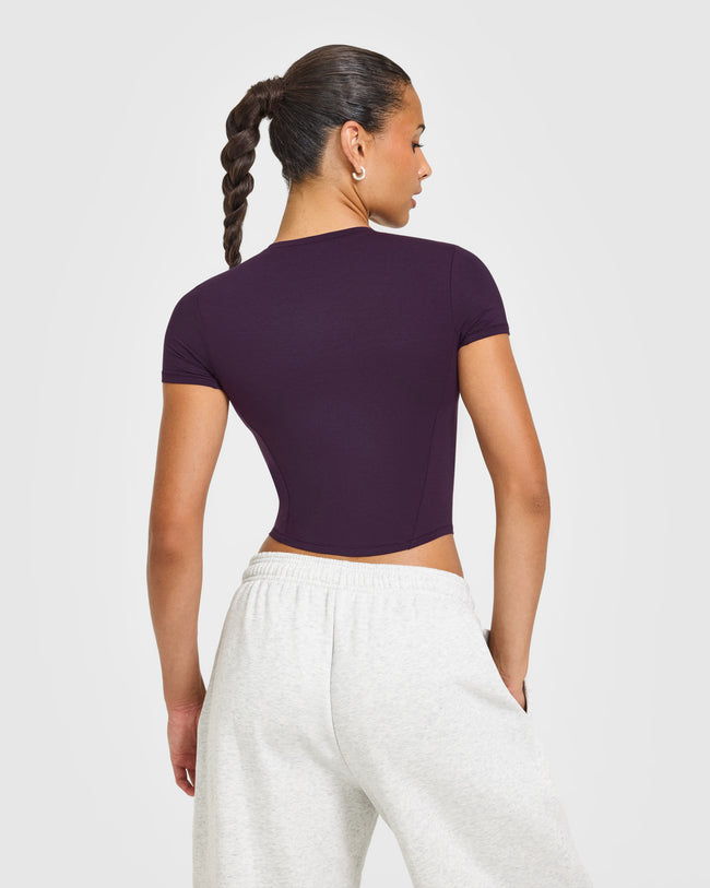 Mellowâ„¢ Soft Mid Short Sleeve T-Shirt | Blackberry Purple