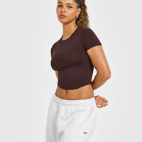 Mellowâ„¢ Soft Mid Short Sleeve T-Shirt | Plum Brown