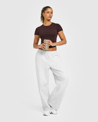 Mellowâ„¢ Soft Mid Short Sleeve T-Shirt | Plum Brown