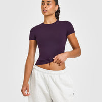 Mellow™ Soft Short Sleeve T-Shirt | Blackberry Purple