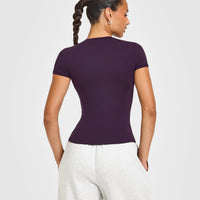 Mellow™ Soft Short Sleeve T-Shirt | Blackberry Purple
