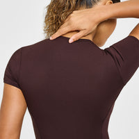 Mellowâ„¢ Soft Short Sleeve T-Shirt | Plum Brown