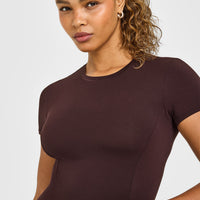 Mellowâ„¢ Soft Short Sleeve T-Shirt | Plum Brown