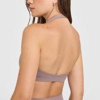 EasyLift™ Halter Bralette | Dusty Purple