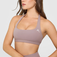 EasyLift™ Halter Bralette | Dusty Purple