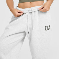 Foundations Oversized Oner Joggers | Light Grey Marl