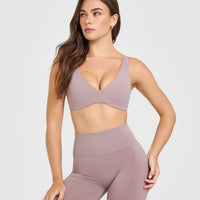 SoftMotion™ Scoop Back Bralette | Dusty Purple