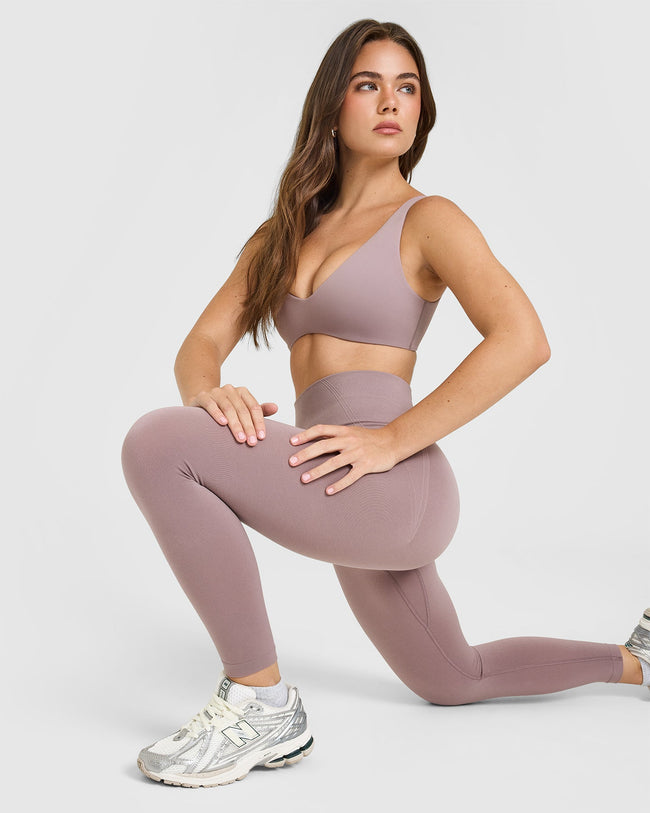 SoftMotion™ Scoop Back Bralette | Dusty Purple