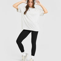 Classic Oversized Lightweight T-Shirt | Grey Marl