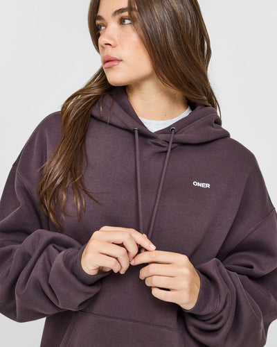 Foundations Oversized Hoodie | Umber Brown