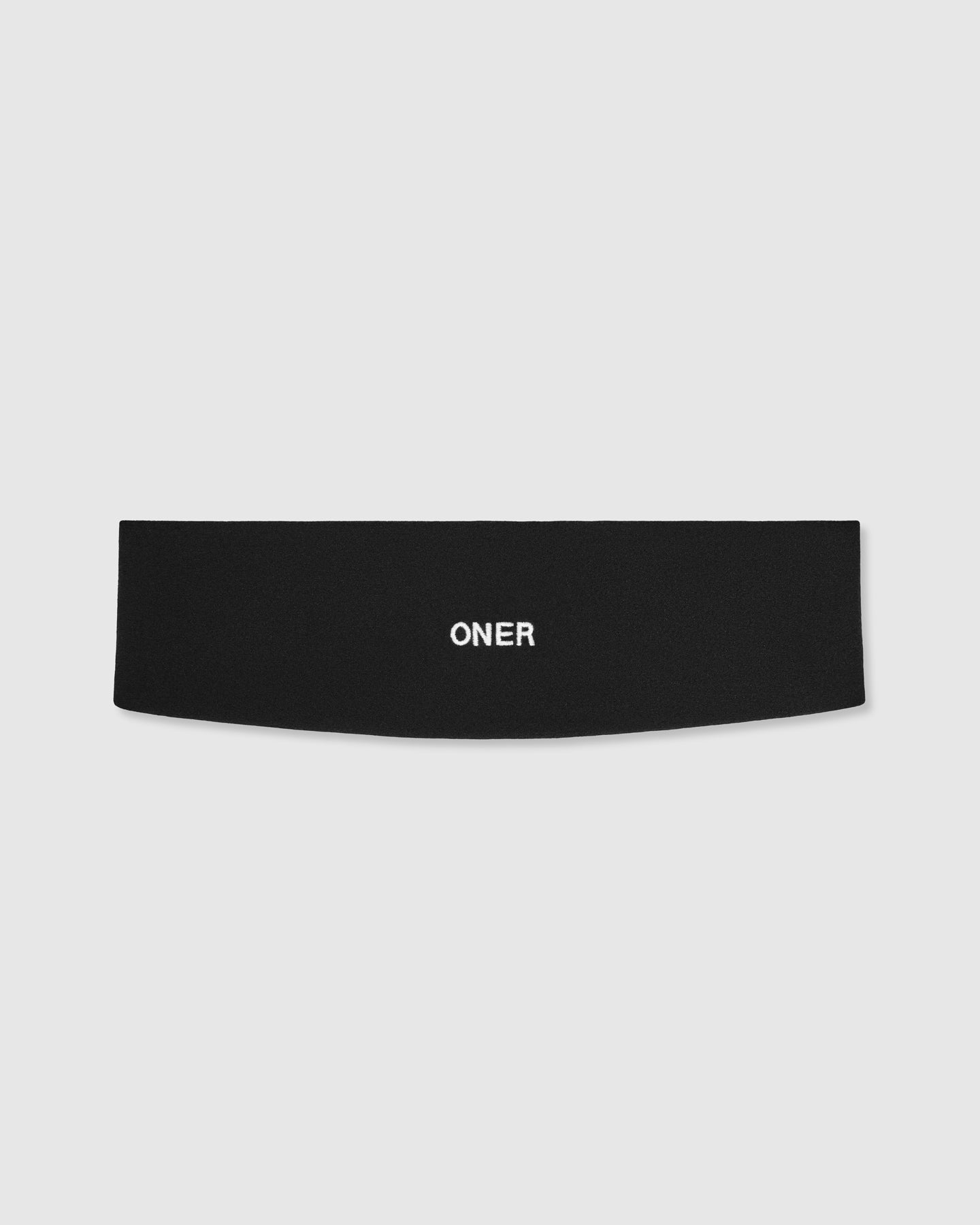 SoftMotion™ Headband with White Logo | Black