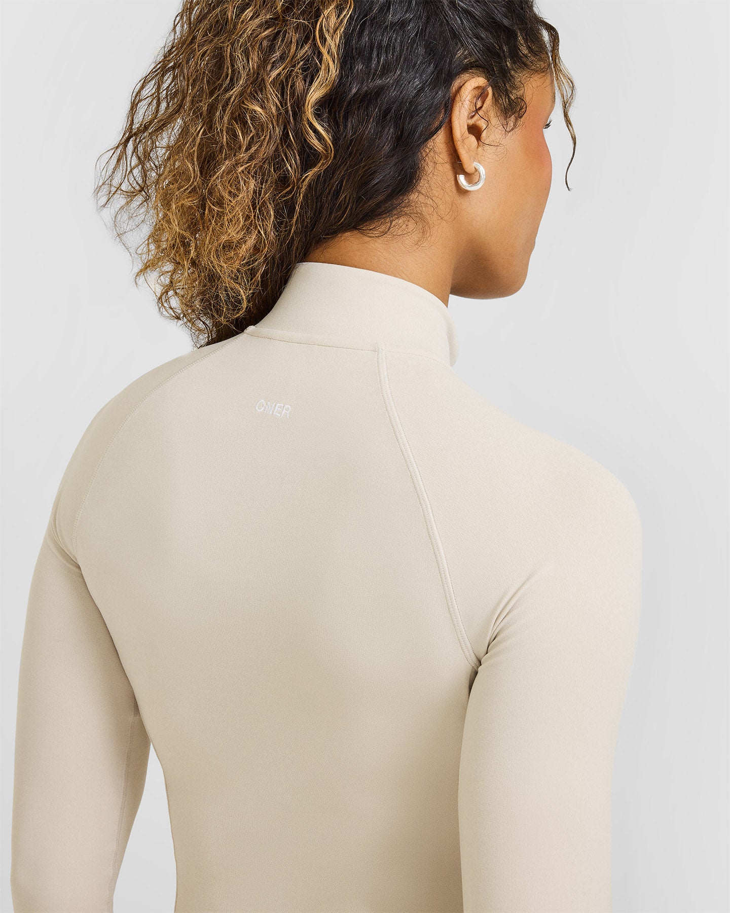 SoftMotion™ Jacket with White Logo | Sand