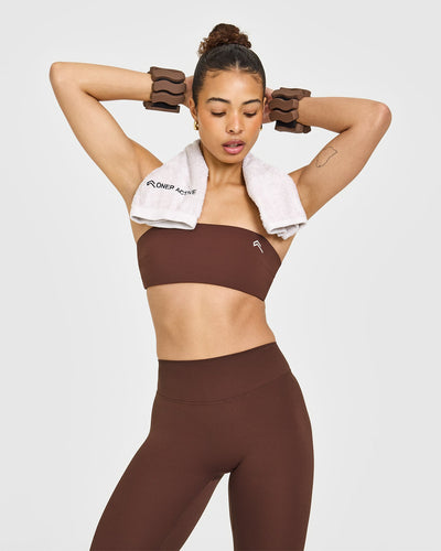 Unified Micro Bandeau Bralette | Espresso Brown