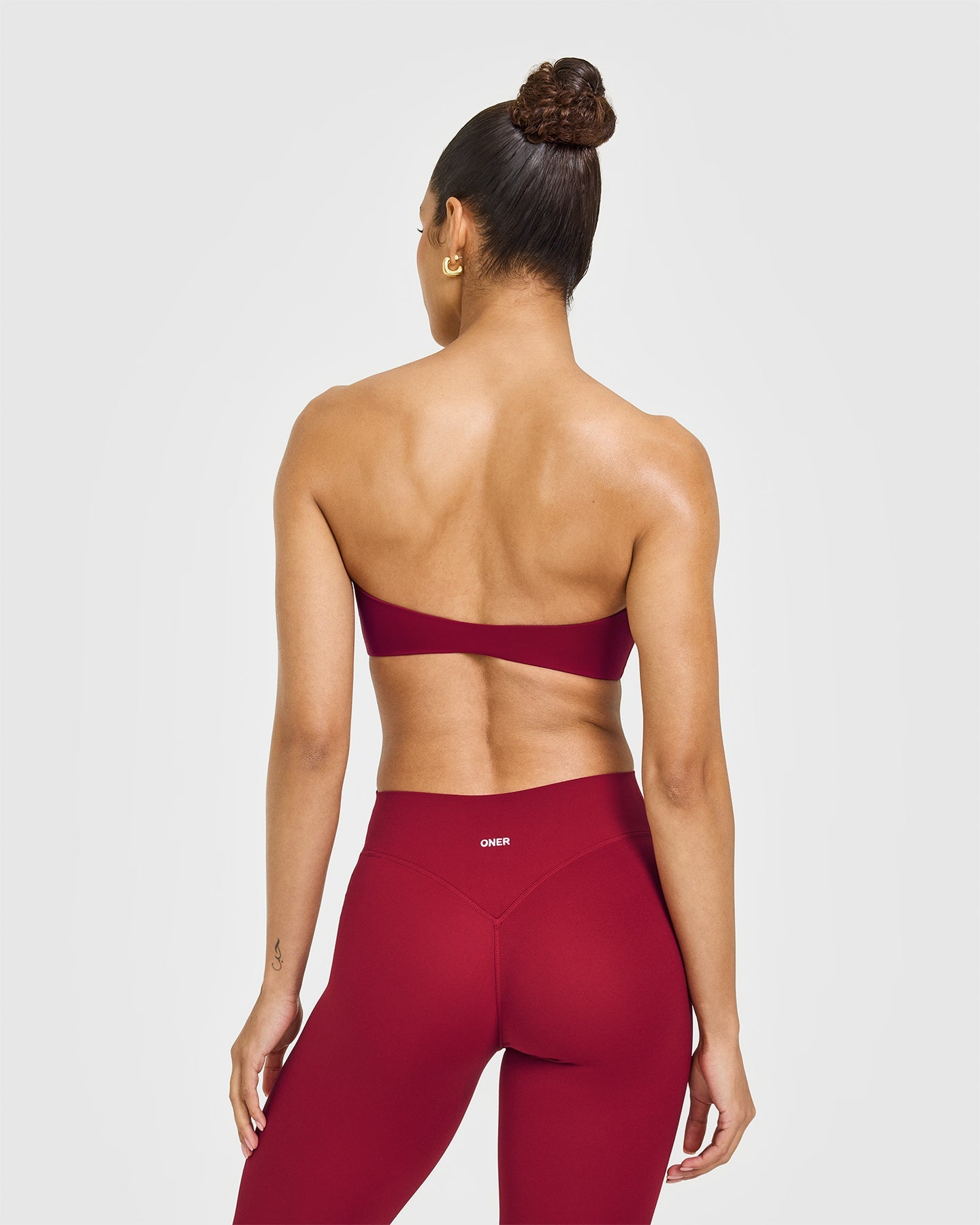 Unified Micro Bandeau Bralette | Ruby Red