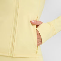 Timeless Jacket with White Logo | Sherbert Yellow