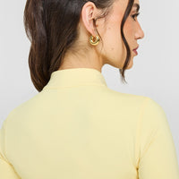 Timeless Jacket with White Logo | Sherbert Yellow