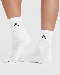 Crew Socks 3 Pack | Grey/White/Black