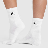 Crew Socks 3 Pack | Grey/White/Black