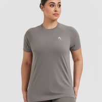 Go To Seamless Loose Top | Ash Grey