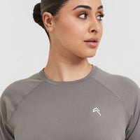 Go To Seamless Loose Top | Ash Grey